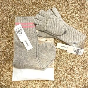 Cashmere Project socks and gloves set